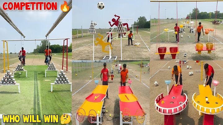 Competition 🔥 || Who Will Win 🤔 | Football vs Ball Competition 🥹/ Sahil Challenge