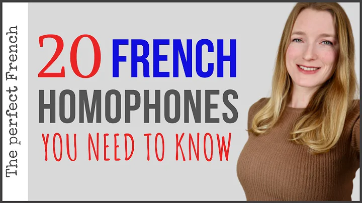 20 French Homophones you need to know | Fluent in French