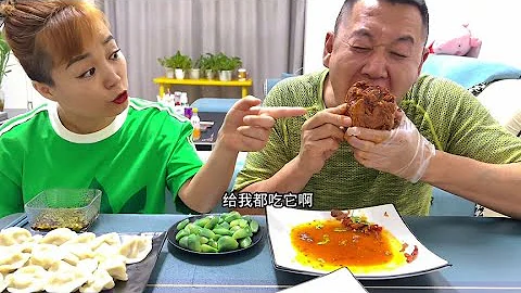 不给他做饭第57天，今天我要看看你到底能吃多少#eating show#eating challenge#husband and wife eating food#eating#asmr eating - 天天要闻