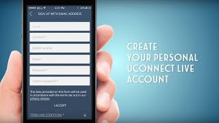 Fiat | Uconnect LIVE – How to create your account screenshot 1