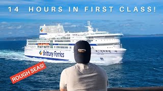 Most Expensive Cabin on Overnight Cruise Ferry - Ireland to France | 14 hour Travel Vlog