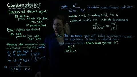 Combinatorics: Multinomial Coefficients