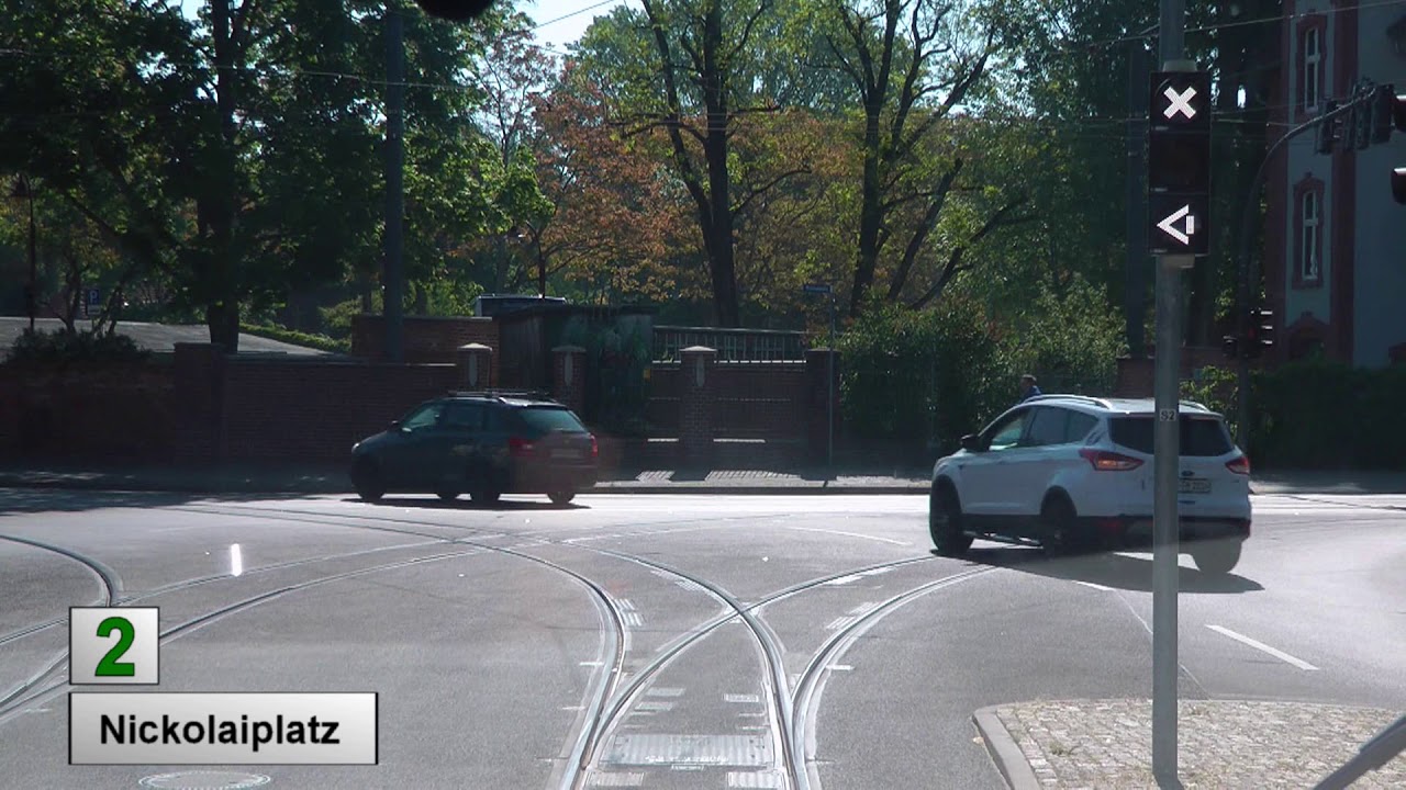 Straßenbahn Brandenburg an der Havel 2019 linie 2.