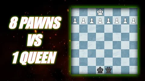 Queen vs 8 pawns #gothamchess #chessmemes #chesscom