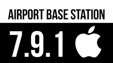 How to Update AirPort Base Station Firmware 7.9.1 | AirPort Extreme