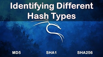 Identifying Different Hash Types in Kali Linux