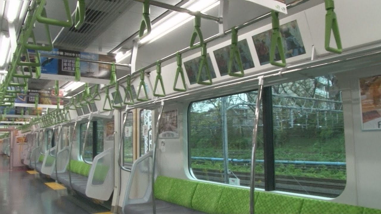 中づり存続、液晶と併用 山手線の新型車両 - YouTube