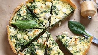 Les quiches aux épinards :la plus délicieuse quiche