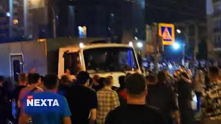 Автозак в ехал в толпу Минск 9.10.2020