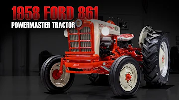 Kolik váží traktor Ford 861?