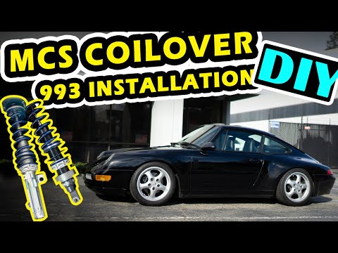 MCS Coilover Install for Porsche 993 Elephant Racing Suspension Products