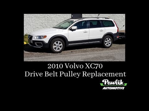 2010-volvo-xc70,-drive-belt-pulley-replacement