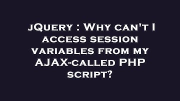 jQuery : Why can