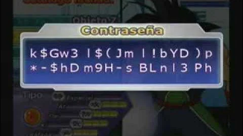 DBZ BT3 - All Characters & Red Potara Passwords - PS2 & Wii - How to unlock password characters