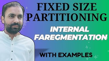 Lec-41: Fixed Partitioning in OS - Internal Fragmentation – Contiguous Memory Allocation