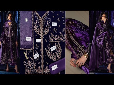 Farah Talib Aziz Luxury Formals Velvet Wedding Dress | Farah Talib Aziz Collections #shorts #farah 