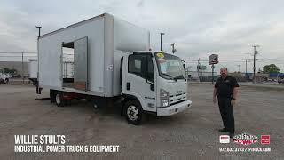Isuzu NPR HD 18ft Box Truck with Side Door and Lift Gate | Stock #41990
