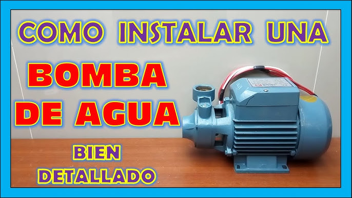 🏠 ¿Qué bomba de agua necesito para una casa? - Cobosa