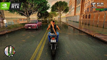 GTA San Andreas ULTRA GRAPHICS GAMEPLAY WITH REMASTER TEXTURE REAL LIFE GANGS MOD SAN FIERRO MISSION