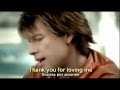 Bon Jovi Thank You For Loving Me Subtitulado Inglés & Español