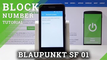 How to Block Number in BLAUPUNKT SF 01 - Create Blacklist