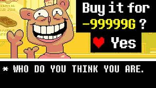 What if Items Have a NEGATIVE Price? [ Undertale ]