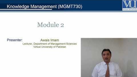 Knowledge Management - Module 2