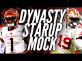 2022 Superflex Dynasty Startup Mock Draft (With Rookies!)