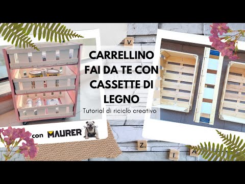 How to REUSE WOODEN CRATES (2022) with MAURER - creative recycling tutorial #156