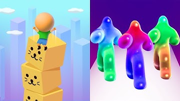 Cube Surfer Vs Blob Runner 3D ✅ MAX LEVELS!! All Levels Gameplay Walkthrough Android, iOS NEW UPDATE