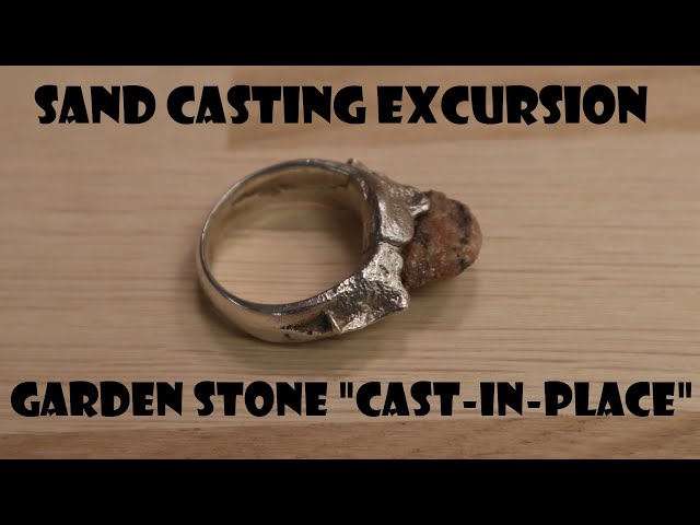 Sand casting tutorial - Mixed Metal ring - Twice cast technique