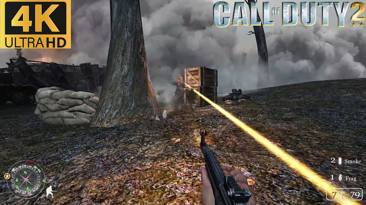 Call of Duty 2 (2005) | Rangers Lead The Way | 4K | Remastered - YouTube