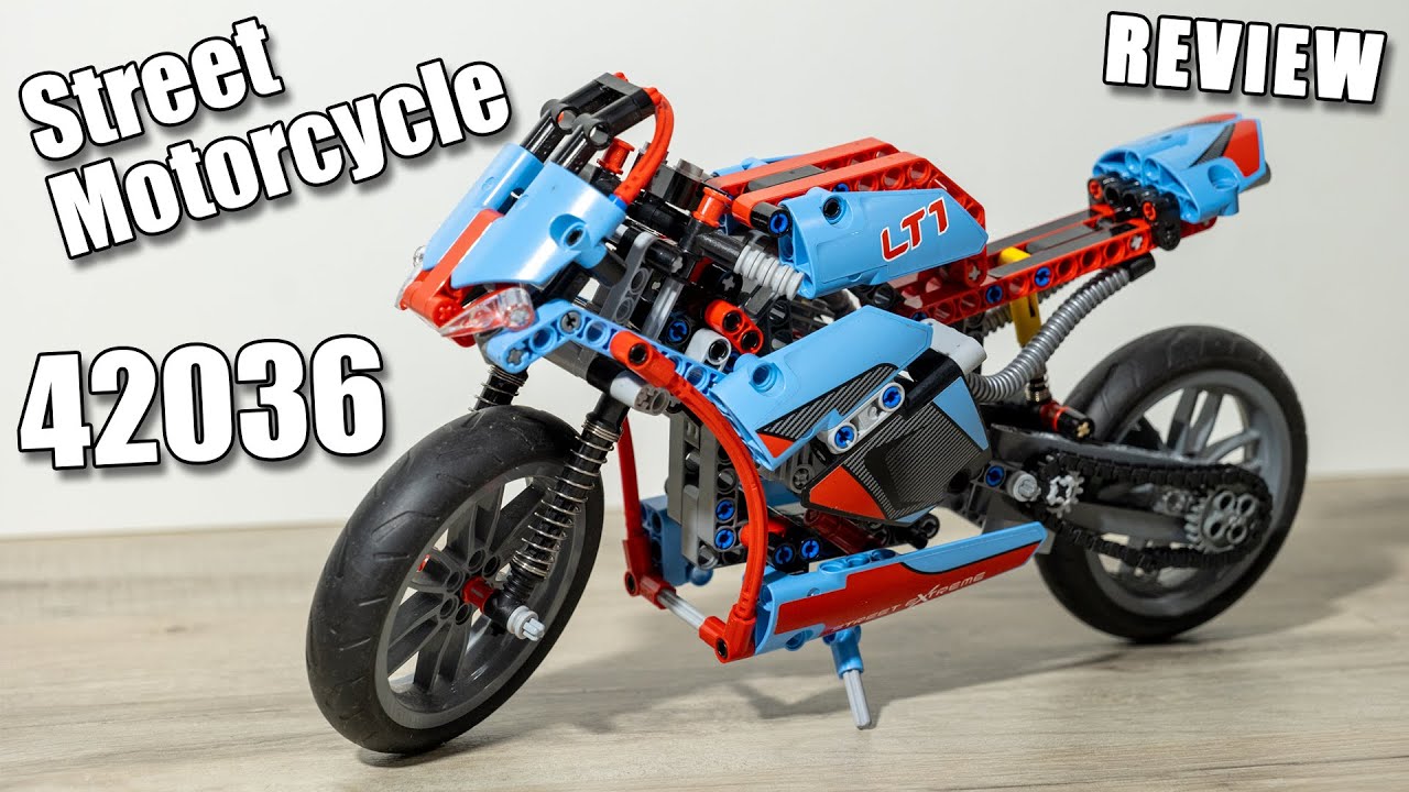 LEGO 42036 Review, LEGO Technic Street Motorcycle