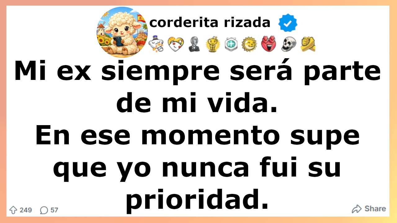 En plena cena familiar dijo “Mi ex siempre será parte de mi vida”…