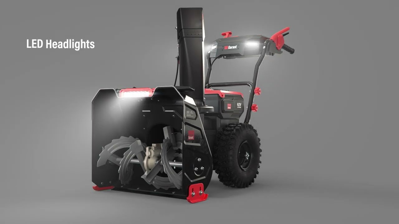 Garant - Features of the 24'' 2-Stage Cordless Electric Snow Blower