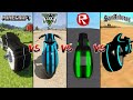 Minecraft tron bike vs gta 5 tron bike vs gta sa tron bike vs roblox tron bike  which is best