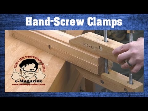 Why do woodworkers still love wooden hand-screw clamps? (And how to use them!)