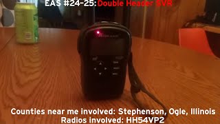 (EAS #24-25) DOUBLE HEADER! Severe Thunderstorm Warning for Stephenson and Ogle, Illinois