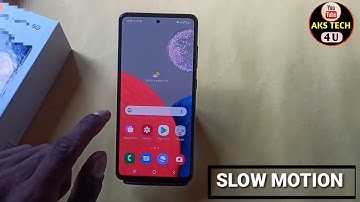 Samsung M52 5G Slow Motion Video | Samsung M52 5G