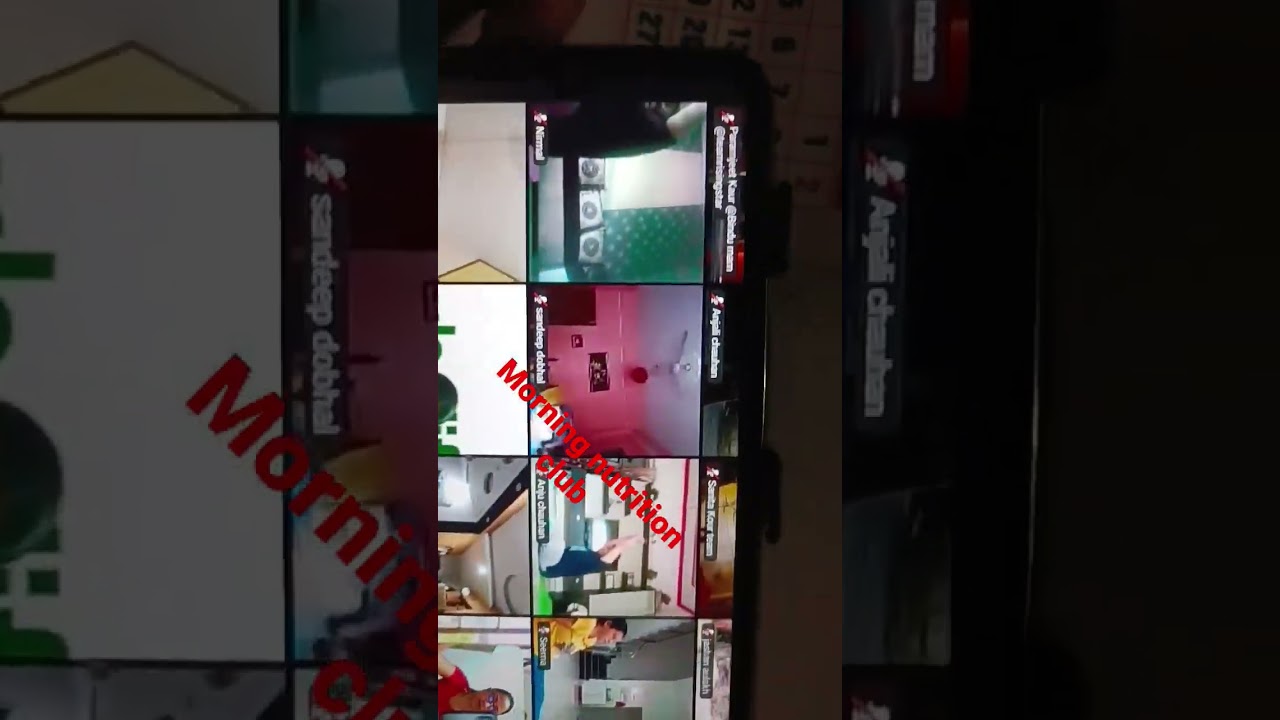 online zoom workout session live... 