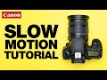 Best Canon 90D Slow Motion Settings (120fps Video Tutorial)