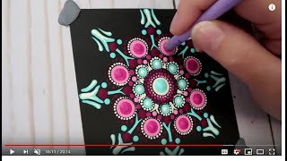 Dot Mandala Greeting Cards How To Paint Dot Mandalas Lydia May