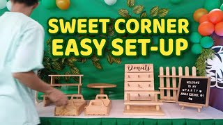 Easy Sweet Corner Ideas for Birthday Party | Sweet  Corner Set-up Ideas