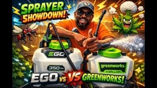 EGO vs Greenworks Backpack Sprayer