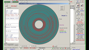 Seagate Megalodon - Information on the location of defects on the surface.