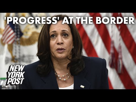 ‘We’ve made progress’ Kamala Harris says at border despite record surge under Biden | New York Post