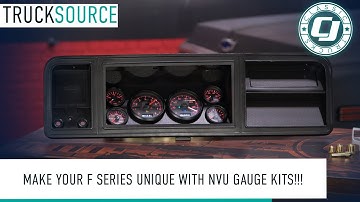NVU 73-79 F100 Gauge Kit Overview: Modern Dash Upgrades for F-Series Trucks