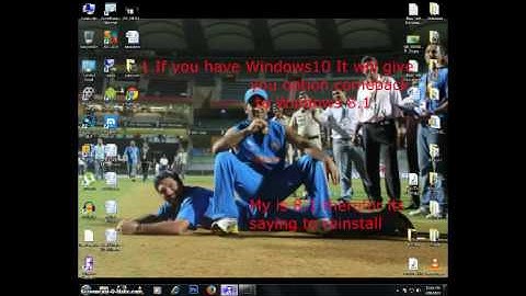 How to Downgrade,Rollback from Windows 10 to Windows 8 1   YouTube