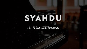 SYAHDU  // H. Rhoma Irama // KARAOKE PIANO AKUSTIK