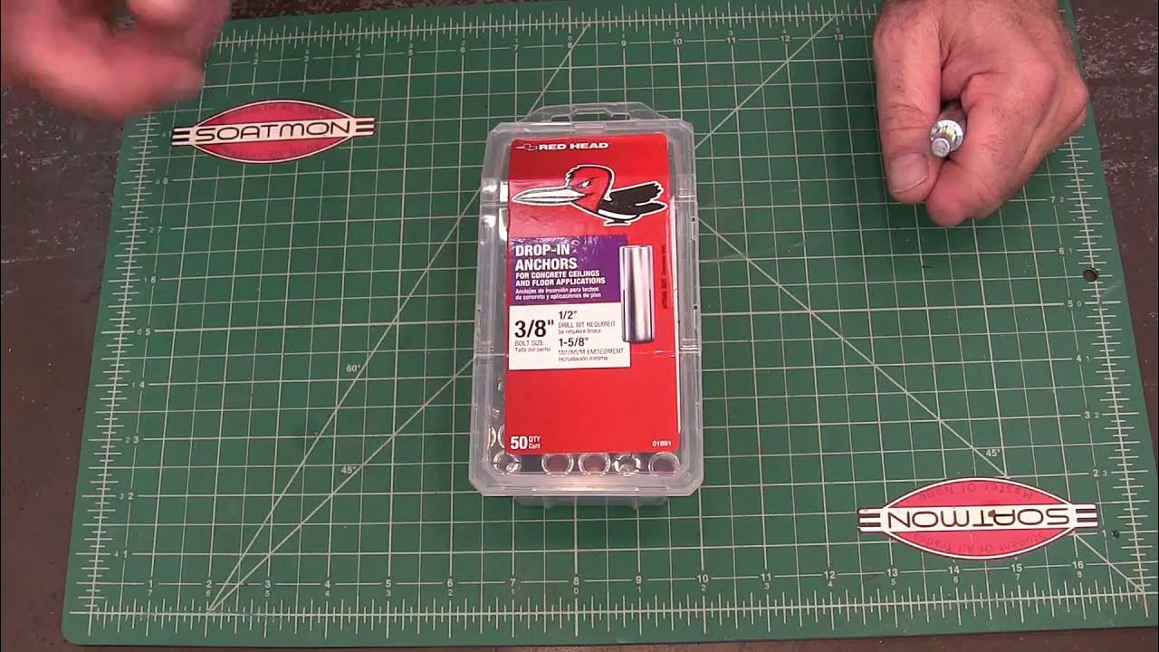 How to Install Redhead Concrete Anchors YouTube